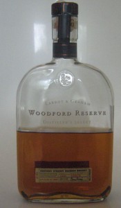 Bottle of Woodford Reserve Whiskey