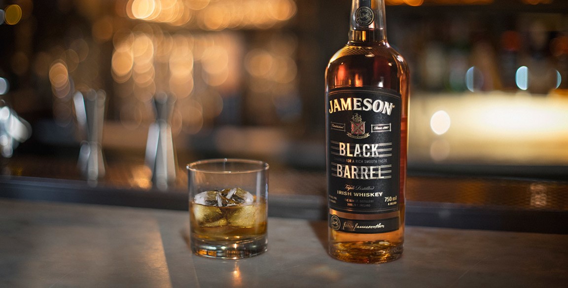 Jameson Whiskey and Black Barrel 