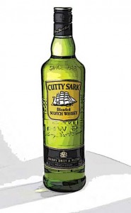 Cutty Sark whiskey