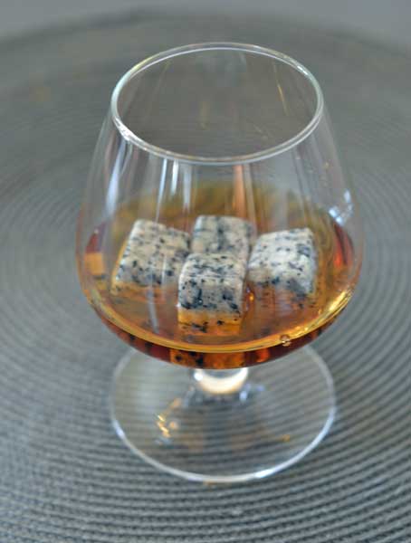 9x Light Gray Whiskey Whisky Scotch Soapstone Cold Stone Ice Cubes Rocks Bag USA 