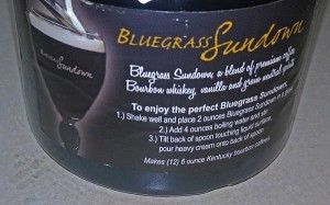 Bluegrass Sundown Instructions