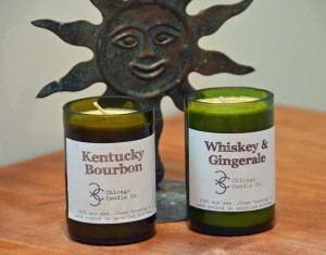 Whiskey-scented candles