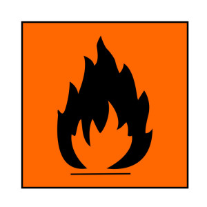 Flammable sign