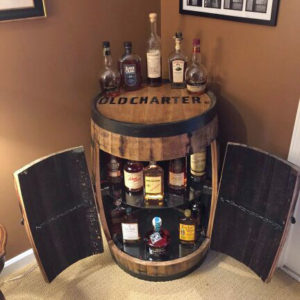 Bourbon barrel bar