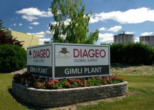 Diageo's Crown Royal plant in Alberta, Canada