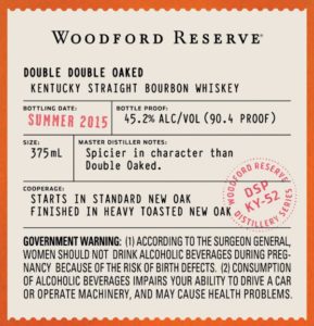 Woodford Double Double Oaked Bourbon