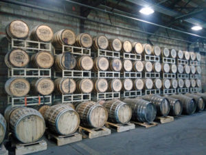 Greenbrier whiskey barrels