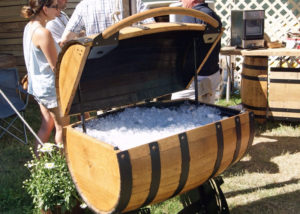 Bourbon barrel cooler