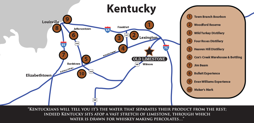 Printable Bourbon Trail Map - Customize and Print